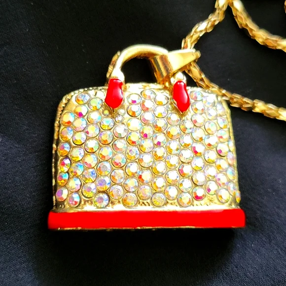 Betsey Johnson Jewelry Nwt Betsy Johnson Purse Pendant